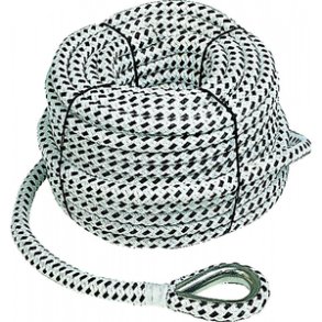 Liros Porto 14mm hvid-sort 30m ankerline