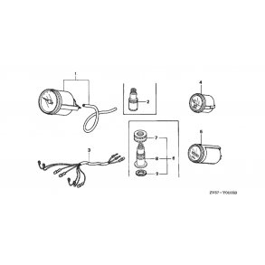 01 Speedometers�t og gennemskylningsadapter