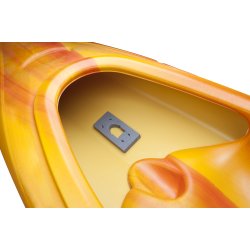 Skroggennemfrt transducerholder til kajak