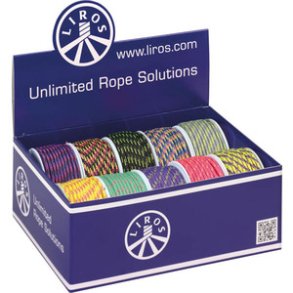 Liros Trimline Neon 3mm sort-gul-pink 20 m