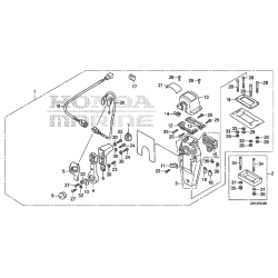 02 Fjernbetjeningsboks (top, enkel ) (hjre)