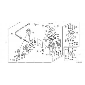03 Fjernbetjeningsboks (top, enkel) (h�jre)