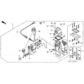 03 Fjernbetjeningsboks (top, enkel) (h�jre)