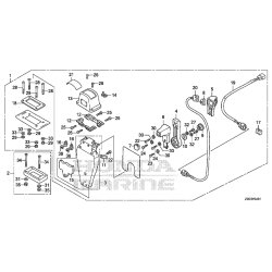 04 Fjernbetjeningsboks (top, enkel) (venstre)