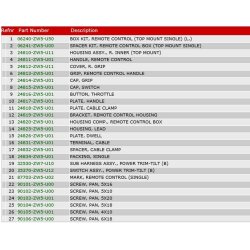 04 Fjernbetjeningsboks (top, enkel) (venstre)