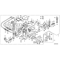 04 Fjernbetjeningsboks (top, dobb.) (hjre)