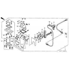 04 Fjernbetjeningsboks (top, enkel) (venstre)
