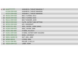 04 Vandpumpe og drivaksel (L, S typer)