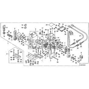 05 Fjernbetjeningsboks (top, dobb.) (venstre)