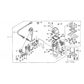 05 Fjernbetjeningsboks (top, enkel) (h�jre)