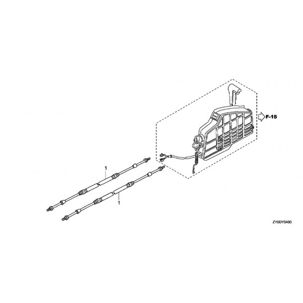 05 Gas - gearkabler HI-LEX