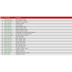 05 Oliepumpe &amp; svinghjul