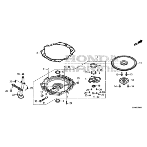 05 Oliepumpe & svinghjul