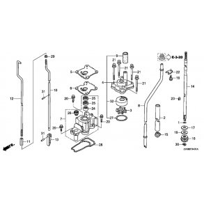 05 Vandpumpe og drivaksel (UL type)
