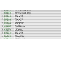 06 Fjernbetjeningsboks (top, enkel) (venstre)