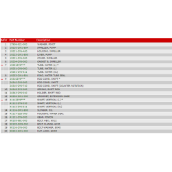 06 Vandpumpe &amp; drivaksel