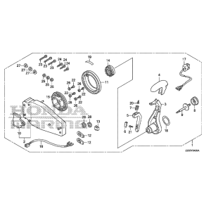 07 Fjernbetjeningsboks (panel, enkel) (venstre)