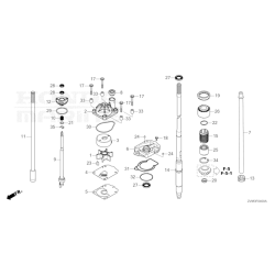 07 Vandpumpe &amp; drivaksel