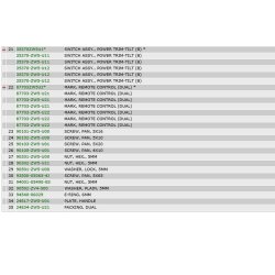 08 Fjernbetjeningsboks (top, dobb) (venstre)