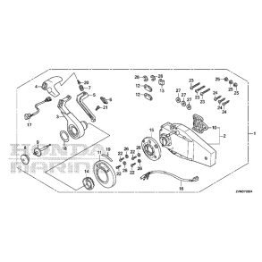 08 Fjernbetjeningsboks (panel, enkel) (h�jre) (mek.)