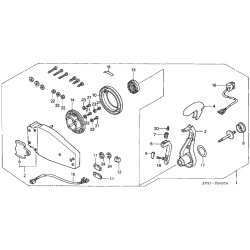 08 Fjernbetjeningsboks (panel, enkel) (venstre)