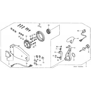 08 Fjernbetjeningsboks (panel, enkel) (venstre)