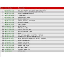 08 Fjernbetjeningsboks (panel, enkel) (venstre)