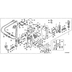 08 Fjernbetjeningsboks (top, dobb) (h�jre)