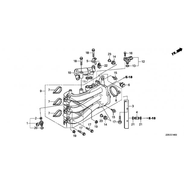 08 Indsugningsmanifold