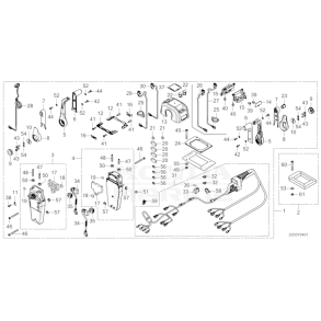 09 Fjernbetjeningsboks med trollingkontrol (top, dobb.)