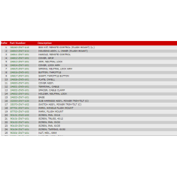 09 Fjernbetjeningsboks (panel, enkel) (venstre) (mek.)