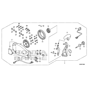 09 Fjernbetjeningsboks (panel, enkel) (venstre) (mek.)