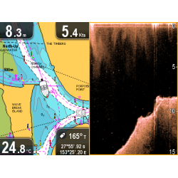 AXIOM 7 DV, Multi-funktion 7&#148; Display m/integreret DownVision, 600W Sonar &amp; LightHouse Kort