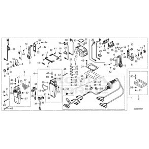 10 Fjernbetjeningsboks med trollingkontrol (top, dobb)