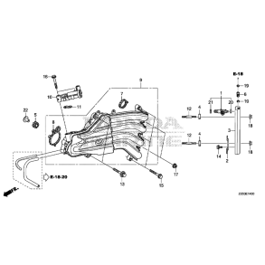 10 Indsugningsmanifold