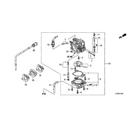 10 Karburator (manuel start)