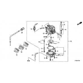 10 Karburator (manuel start)
