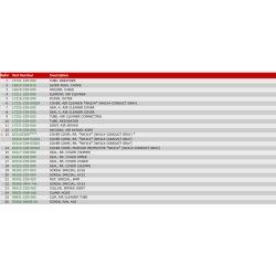 10 Luftfilter og bagskjold