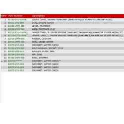 10 Motorkappe og underkber