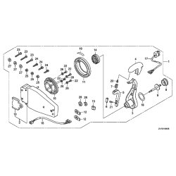 11 Fjernbetjeningsboks (panel, enkel) (venstre)