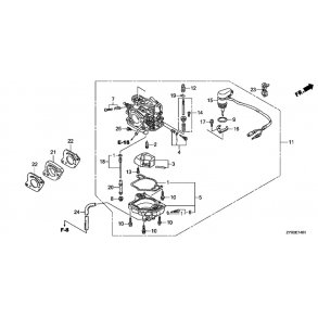 11 Karburator (elektrisk start)