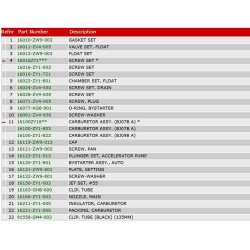 11 Karburator (elektrisk start)