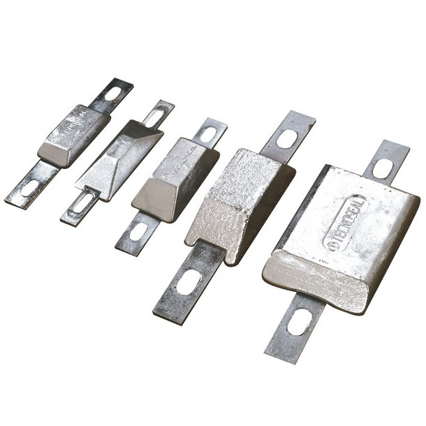 Aluminium anode 0.30 kg Bera 5