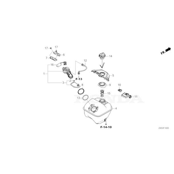 12 Benzintank og benzinpumpe
