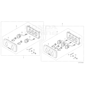 12 Kontaktpanel (Powertrim)