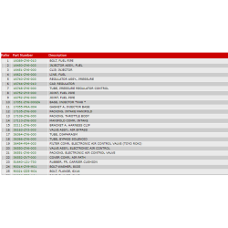 13 Indsugningsmanifold &amp; dyser