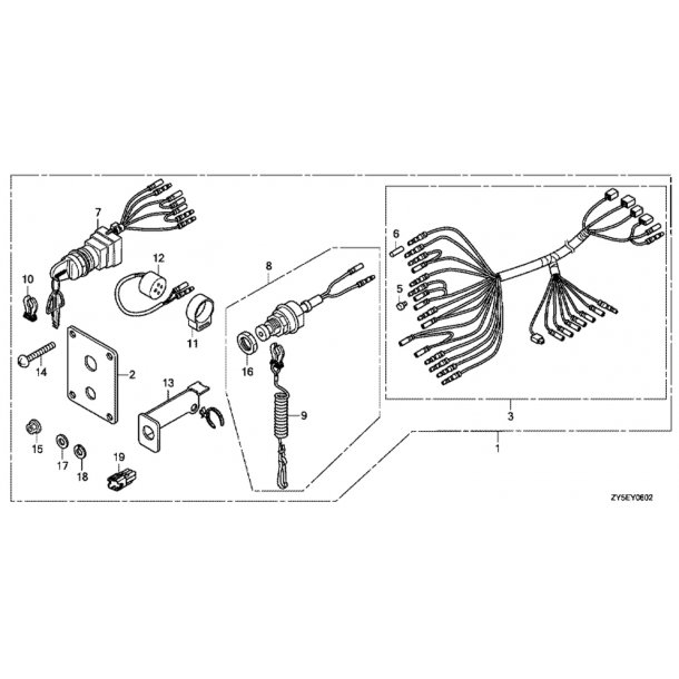 13 Kontaktpanel (enkel)