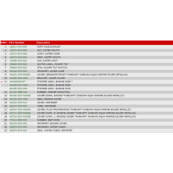 13 Motorkappe og underkber