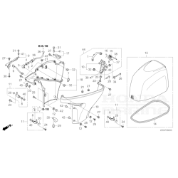 13 Motorkappe og underkber