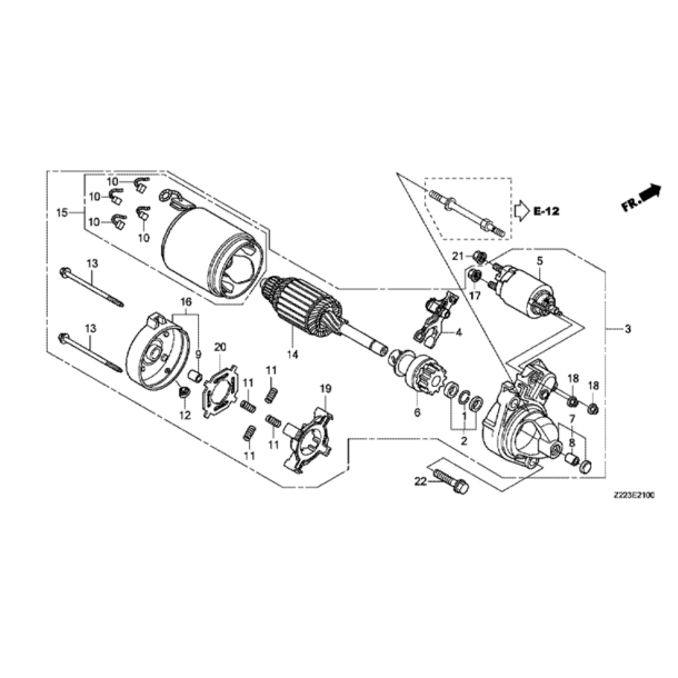 13 Startmotor